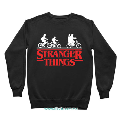 Sudadera Niño Cuello Redondo Stranger Things Bicicletas