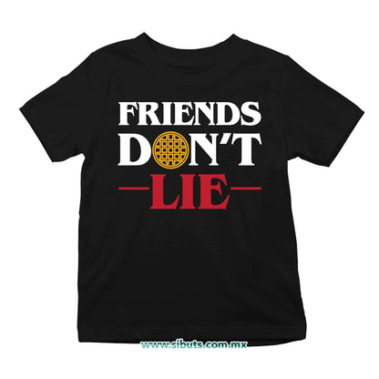 Playera Niña Stranger Things Friends Don´t Lie