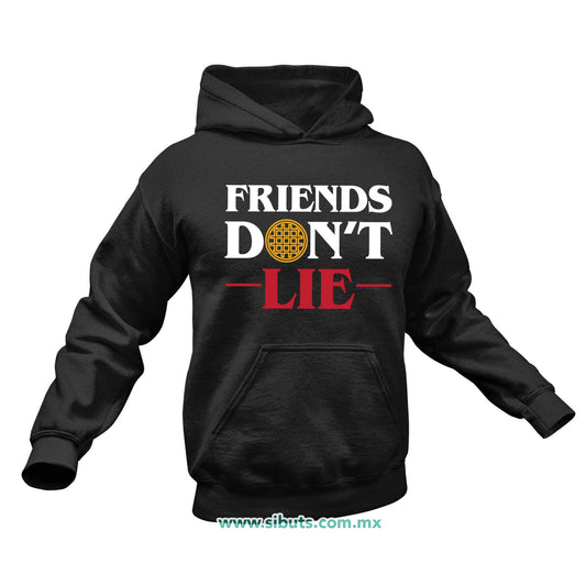 Sudadera Hombre Gorro Stranger Things Friends Don´t Lie