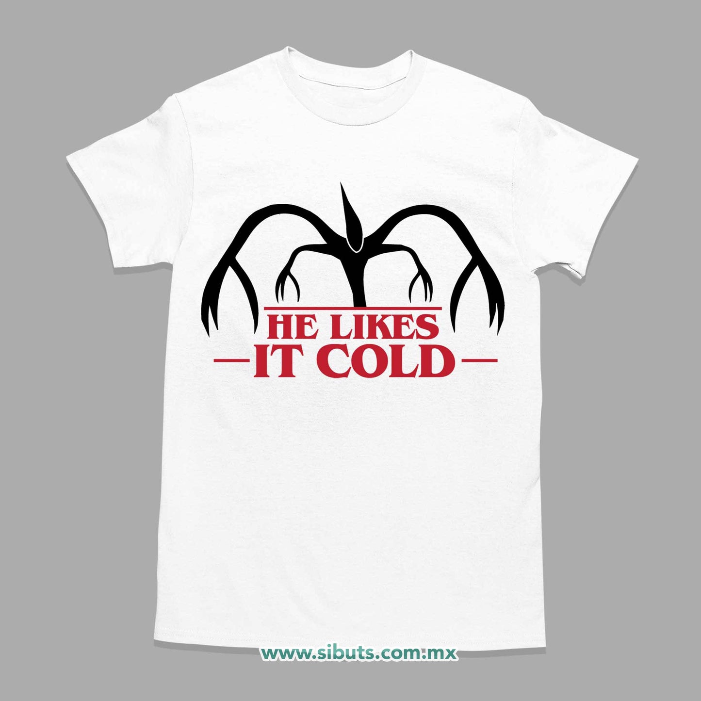 Playera Hombre Stranger Things Demogorgon He Likes It Cold