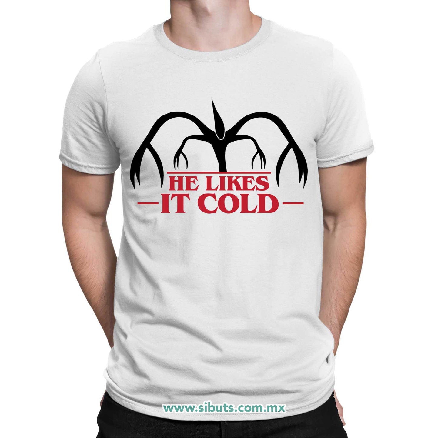 Playera Hombre Stranger Things Demogorgon He Likes It Cold
