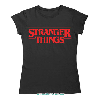 Playera Mujer Stranger Things