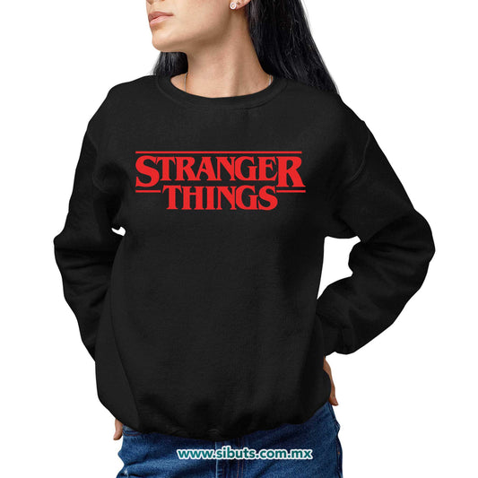 Sudadera Mujer Cuello Redondo Stranger Things