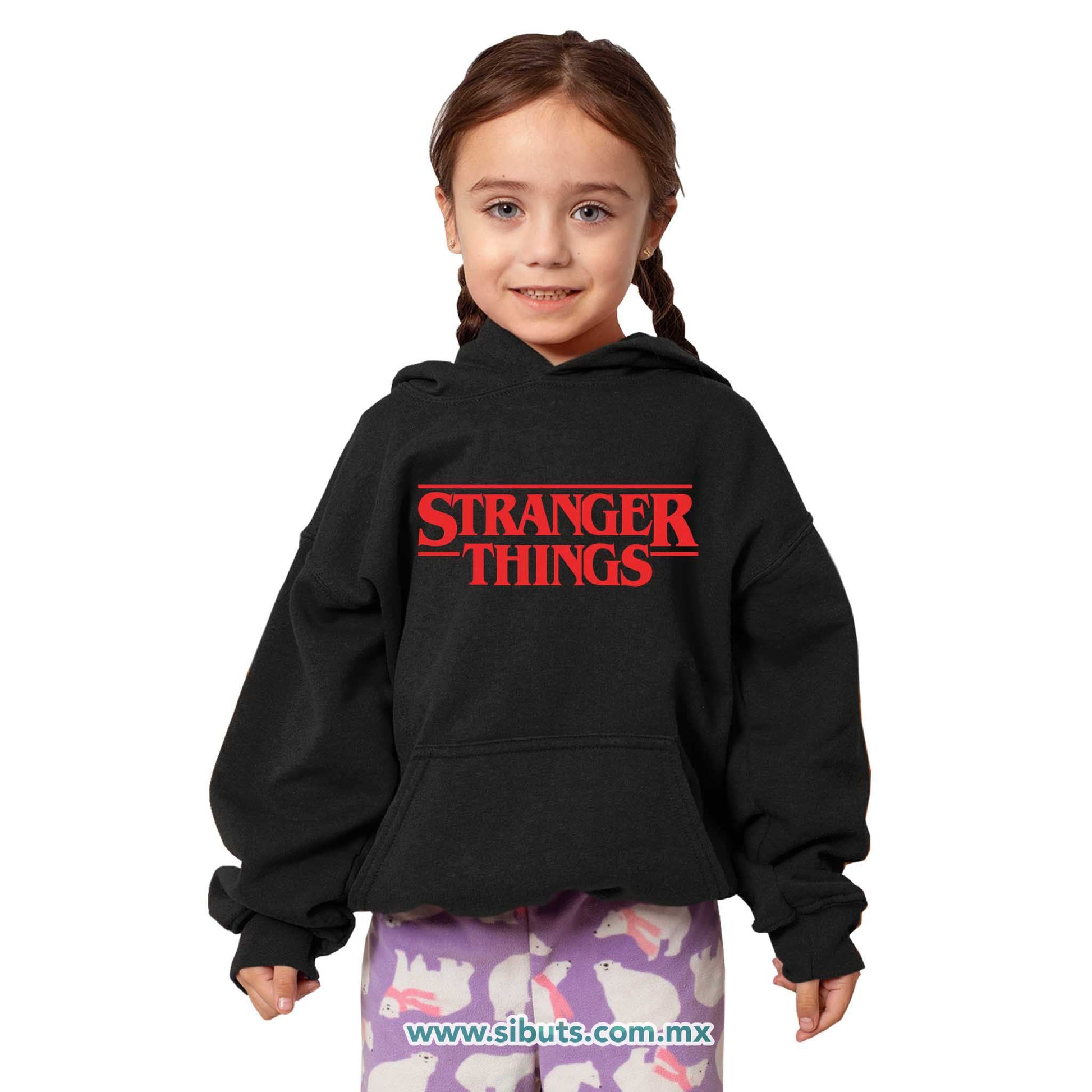 Sudadera Niño Gorro Stranger Things