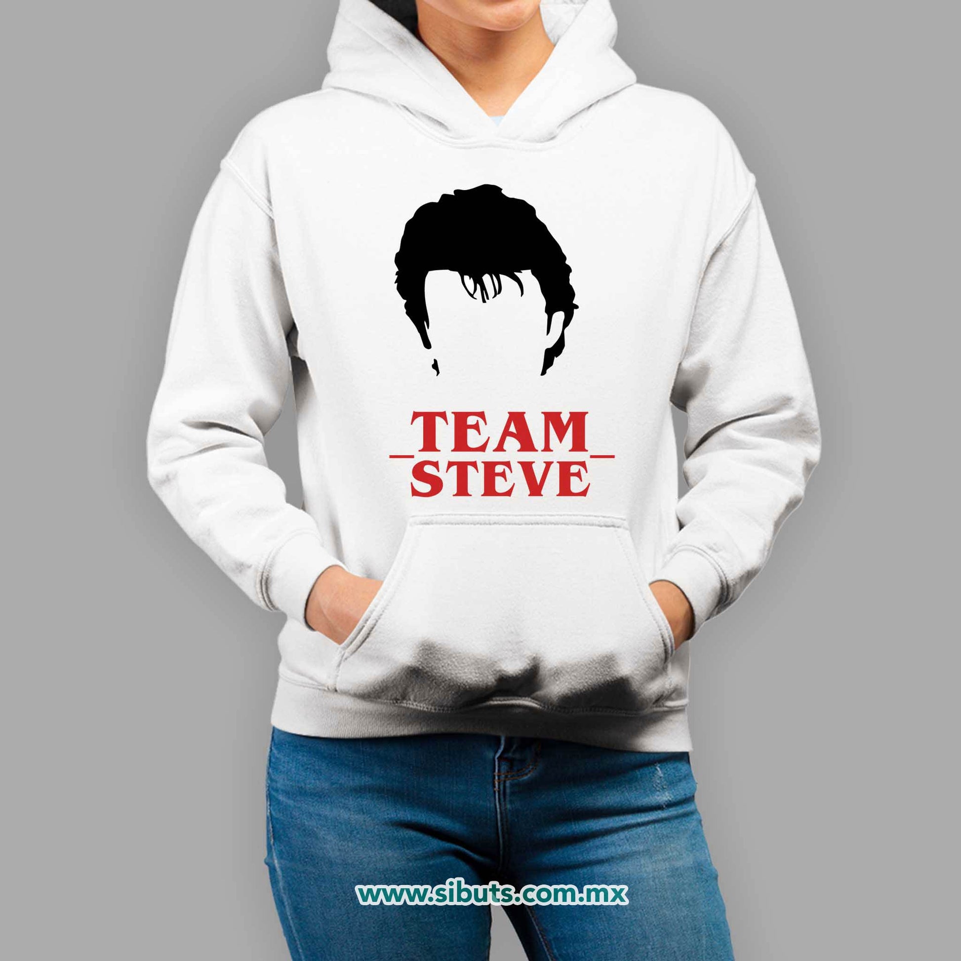 Sudadera Mujer Gorro Stranger Things Team Steve