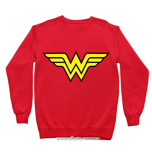 Sudadera Niña Cuello Redondo Mujer Maravilla Wonder Woman