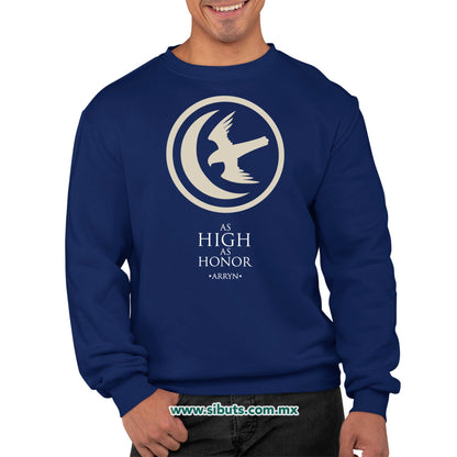 Sudadera Hombre Cuello Redondo Game Of Thrones House Arryn