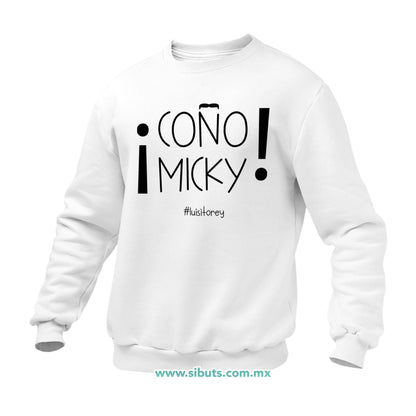 Sudadera Hombre Cuello Redondo Luis Miguel Coño Micky