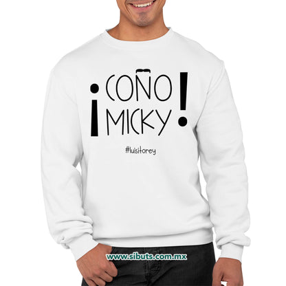 Sudadera Hombre Cuello Redondo Luis Miguel Coño Micky