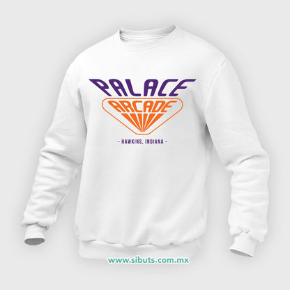 Sudadera Hombre Cuello Redondo Stranger Things Palace Arcade