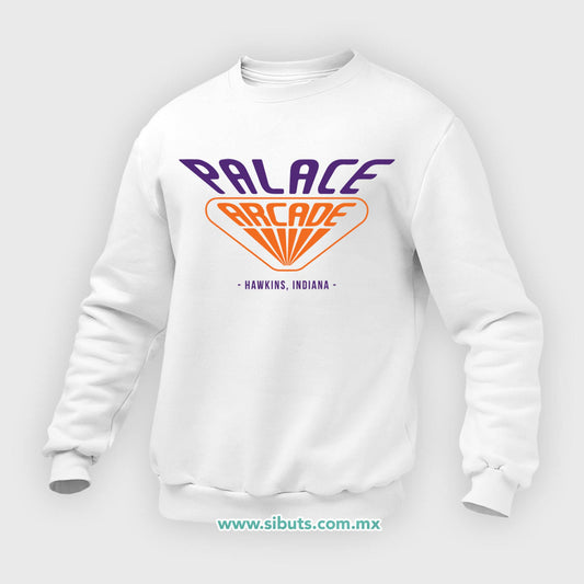 Sudadera Hombre Cuello Redondo Stranger Things Palace Arcade