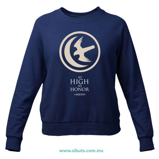 Sudadera Mujer Cuello Redondo Game Of Thrones House Arryn