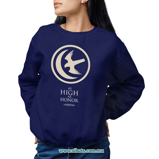 Sudadera Mujer Cuello Redondo Game Of Thrones House Arryn