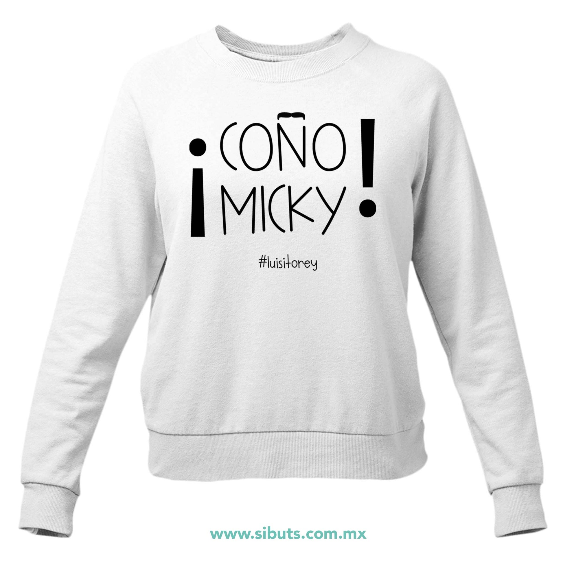 Sudadera Mujer Cuello Redondo Luis Miguel Coño Micky
