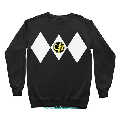 Sudadera Niño Cuello Redondo Power Ranger Negro