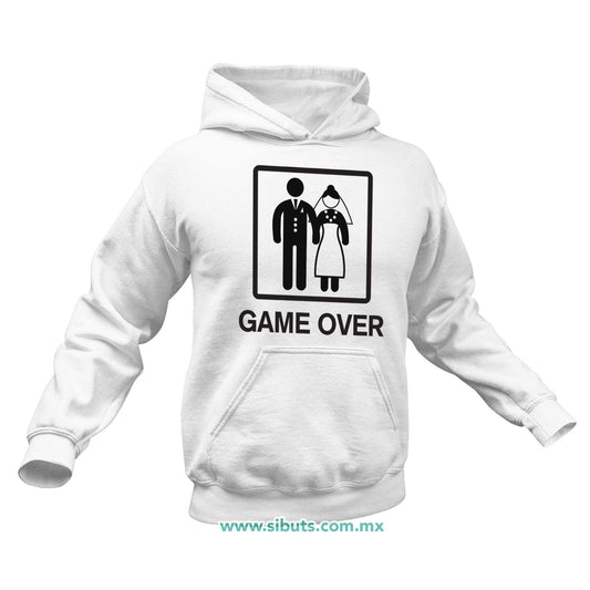 Sudadera Hombre Gorro Boda Game Over