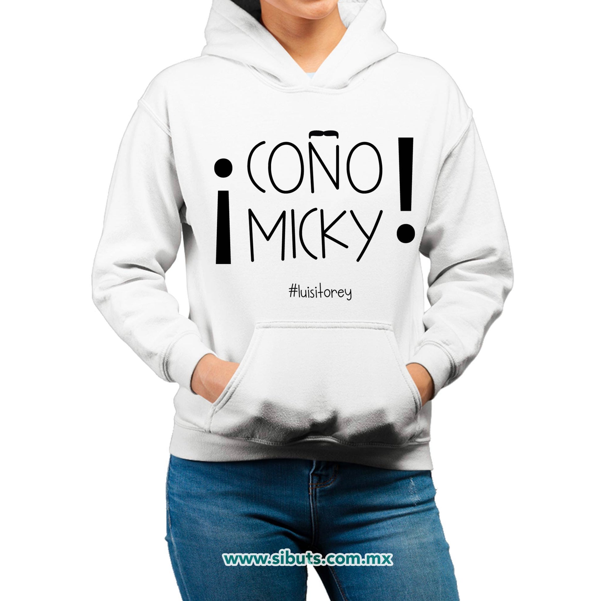 Sudadera Mujer Gorro Luis Miguel Coño Micky