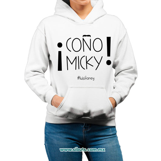 Sudadera Mujer Gorro Luis Miguel Coño Micky