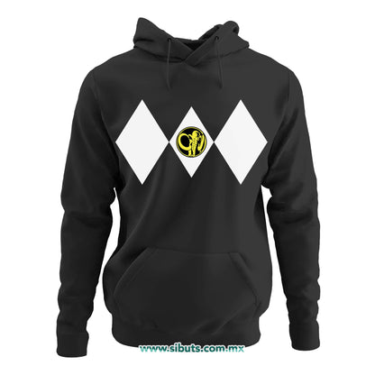 Sudadera Mujer Gorro Power Ranger Negro