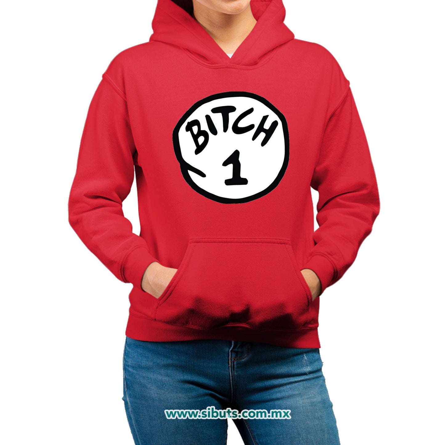 Sudadera Mujer Gorro Dr. Seuss Bitch 1