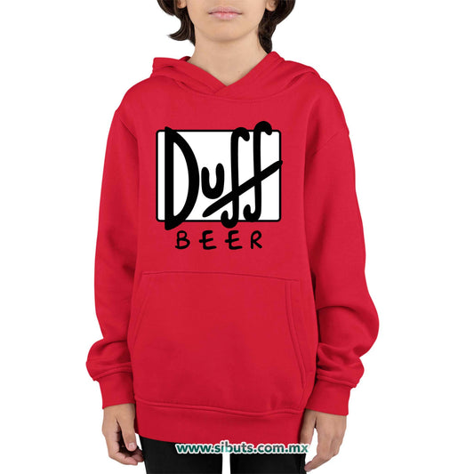 Sudadera Niño Gorro Los Simpsons Beer Duff