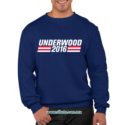 Sudadera Hombre Cuello Redondo House Of Cards Underwood 2016