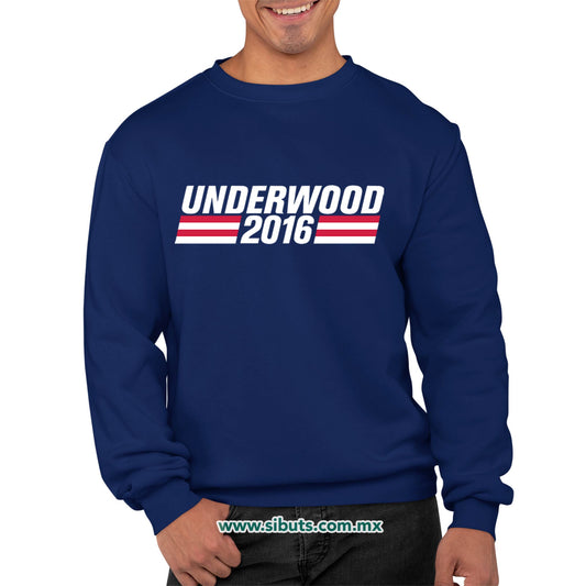 Sudadera Hombre Cuello Redondo House Of Cards Underwood 2016
