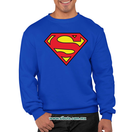 Sudadera Hombre Cuello Redondo Superman
