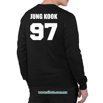 Sudadera Hombre Cuello Redondo K pop BTS Jung Kook 97