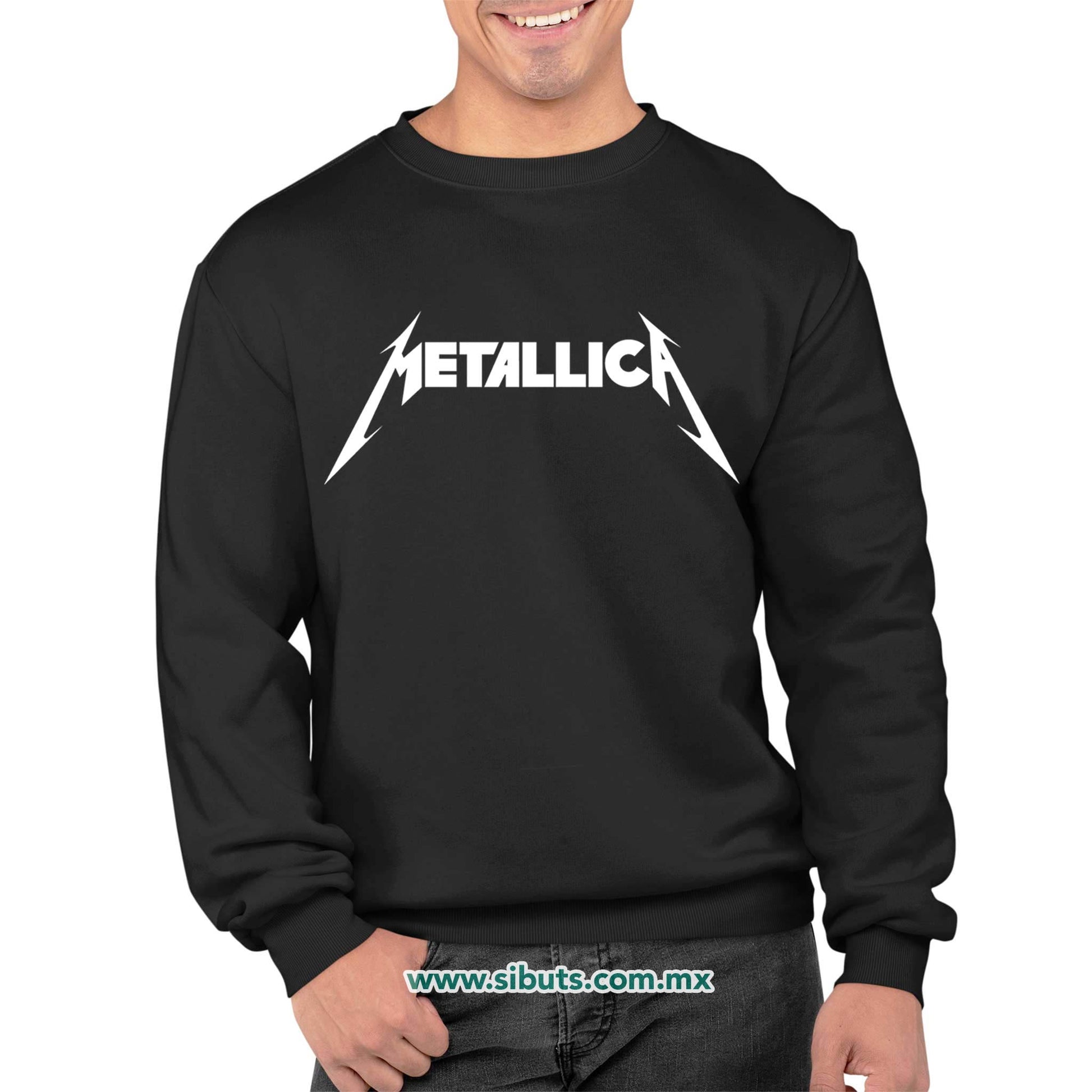 Sudadera Hombre Cuello Redondo Metallica