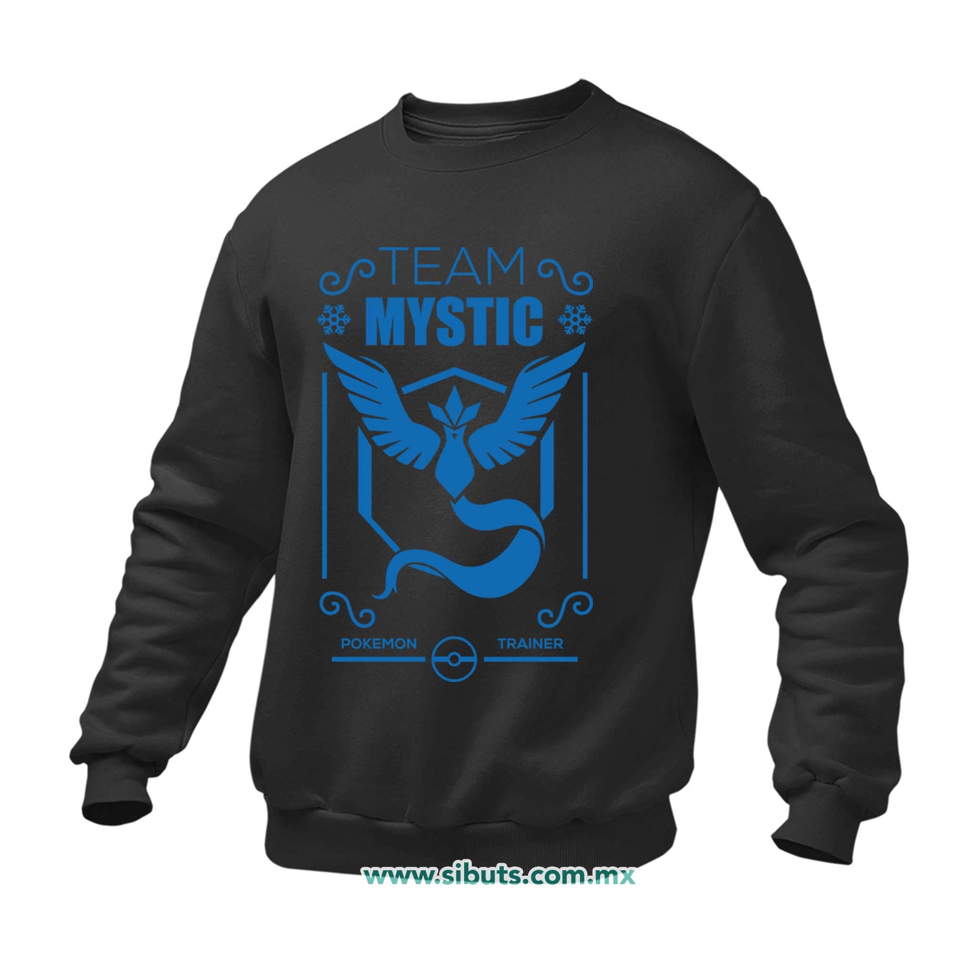 Sudadera Hombre Cuello Redondo Pokemon Go Team Mystic