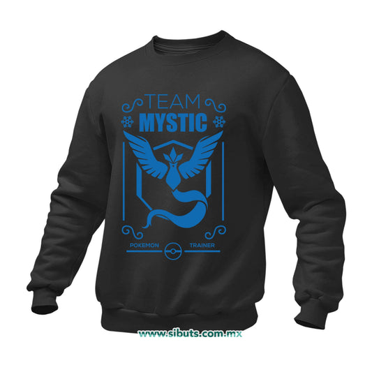 Sudadera Hombre Cuello Redondo Pokemon Go Team Mystic