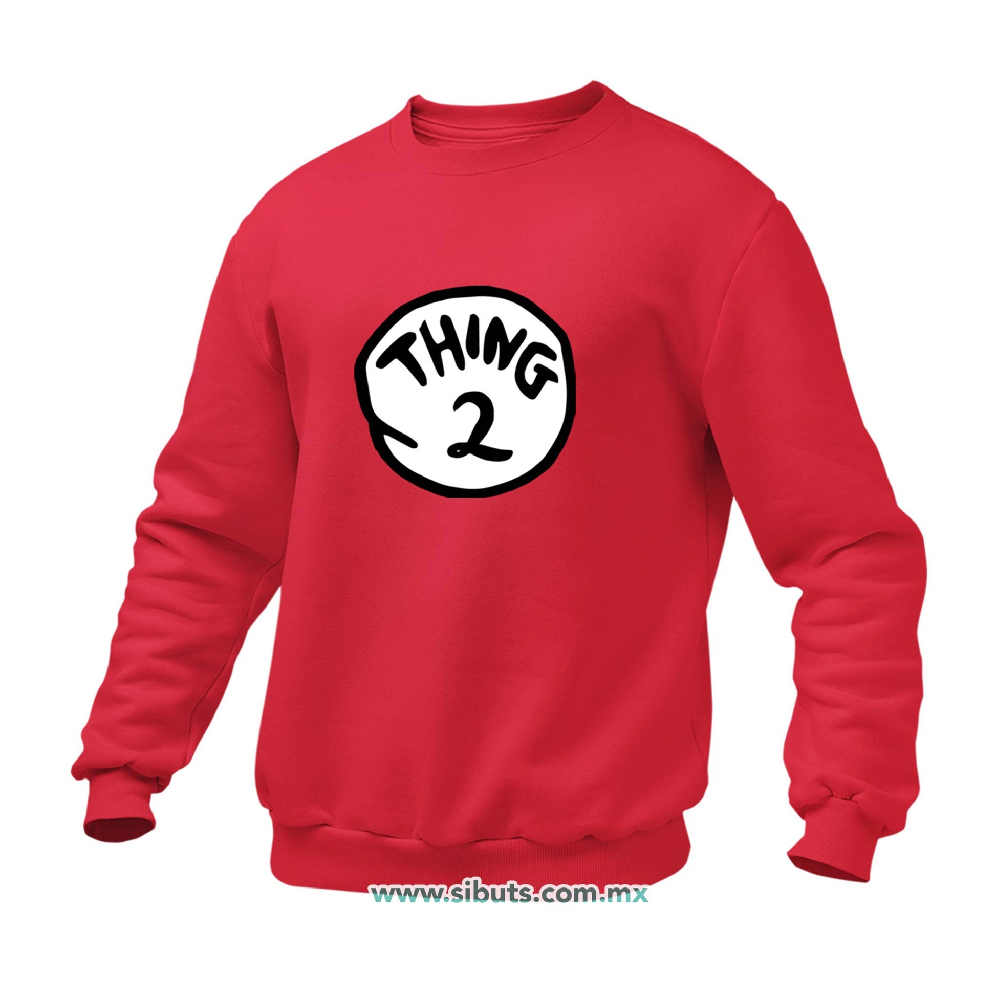 Sudadera Hombre Cuello Redondo Dr. Seuss Thing 2