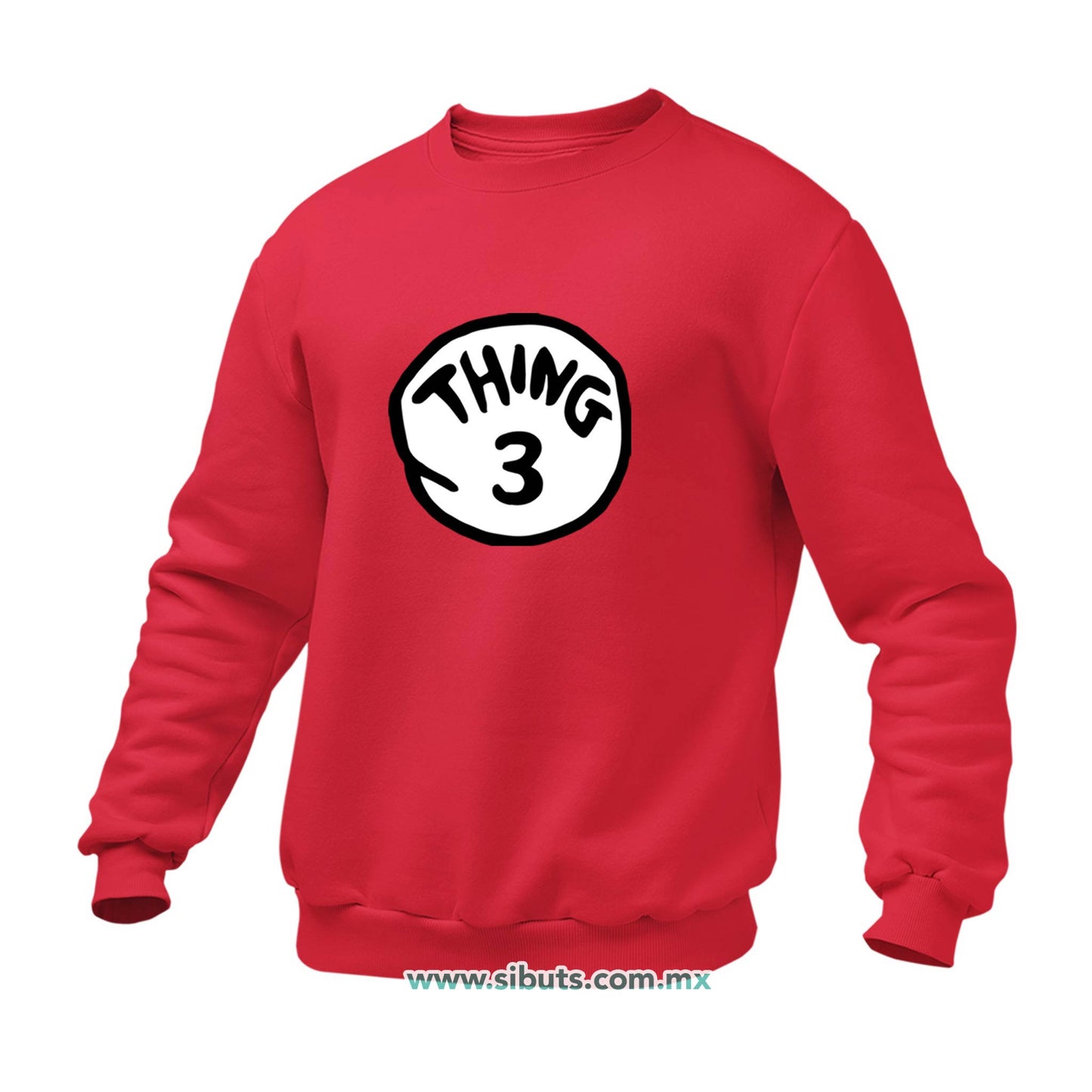 Sudadera Hombre Cuello Redondo Dr. Seuss Thing 3