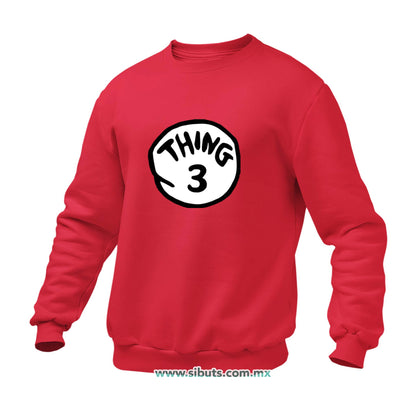 Sudadera Hombre Cuello Redondo Dr. Seuss Thing 3