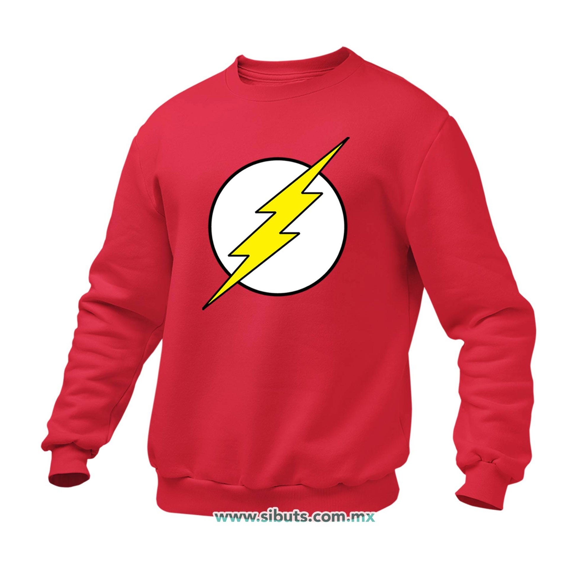 Sudadera Hombre Cuello Redondo Flash