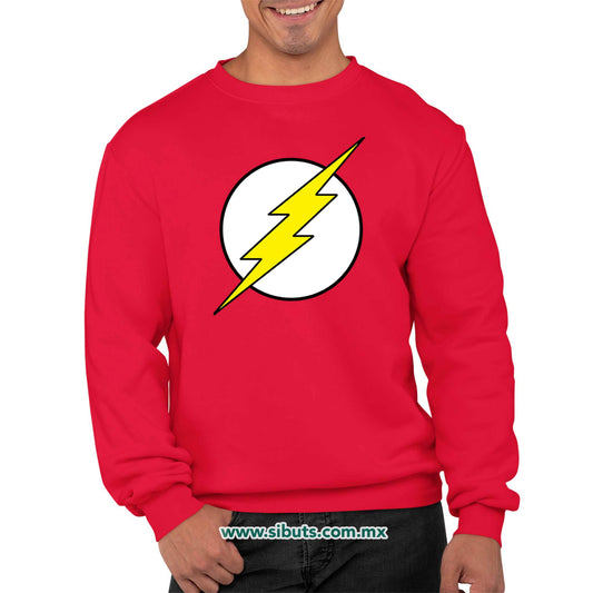 Sudadera Hombre Cuello Redondo Flash