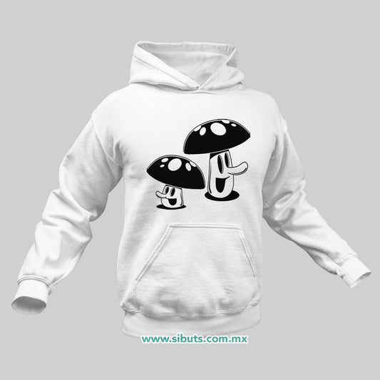 Sudadera Hombre Gorro Mushrooms Hongos