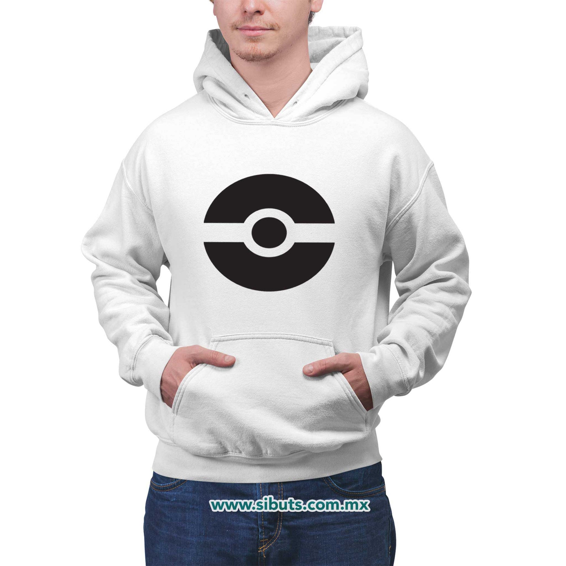 Sudadera Hombre Gorro Pokemon Lucho