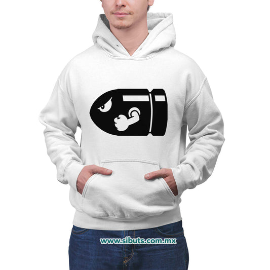 Sudadera Hombre Gorro Super Mario Bross Bullet
