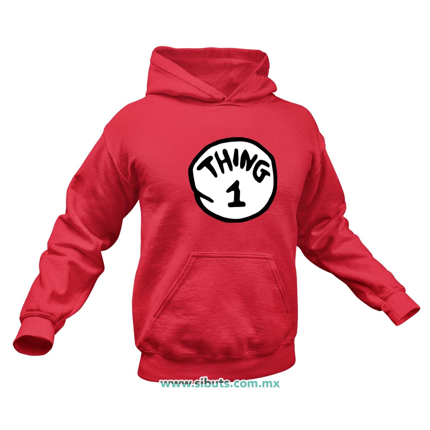 Sudadera Hombre Gorro Dr. Seuss Thing 1