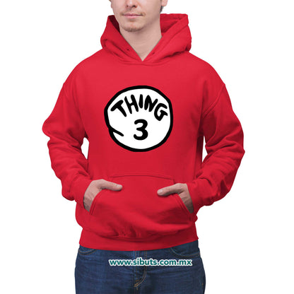 Sudadera Hombre Gorro Dr. Seuss Thing 3