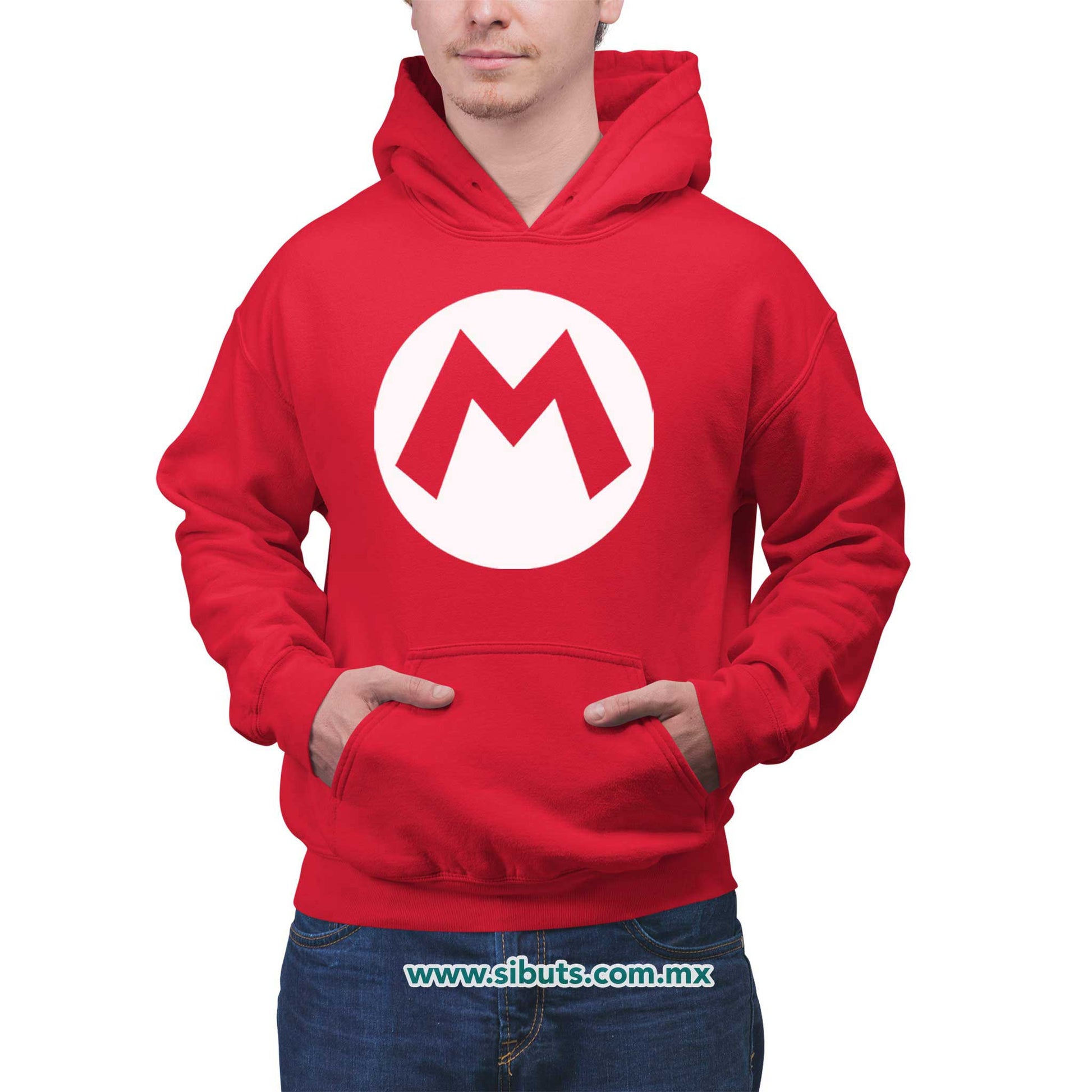 Sudadera Hombre Gorro Super Mario Bros