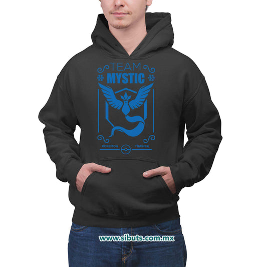 Sudadera Hombre Gorro Pokemon Go Team Mystic