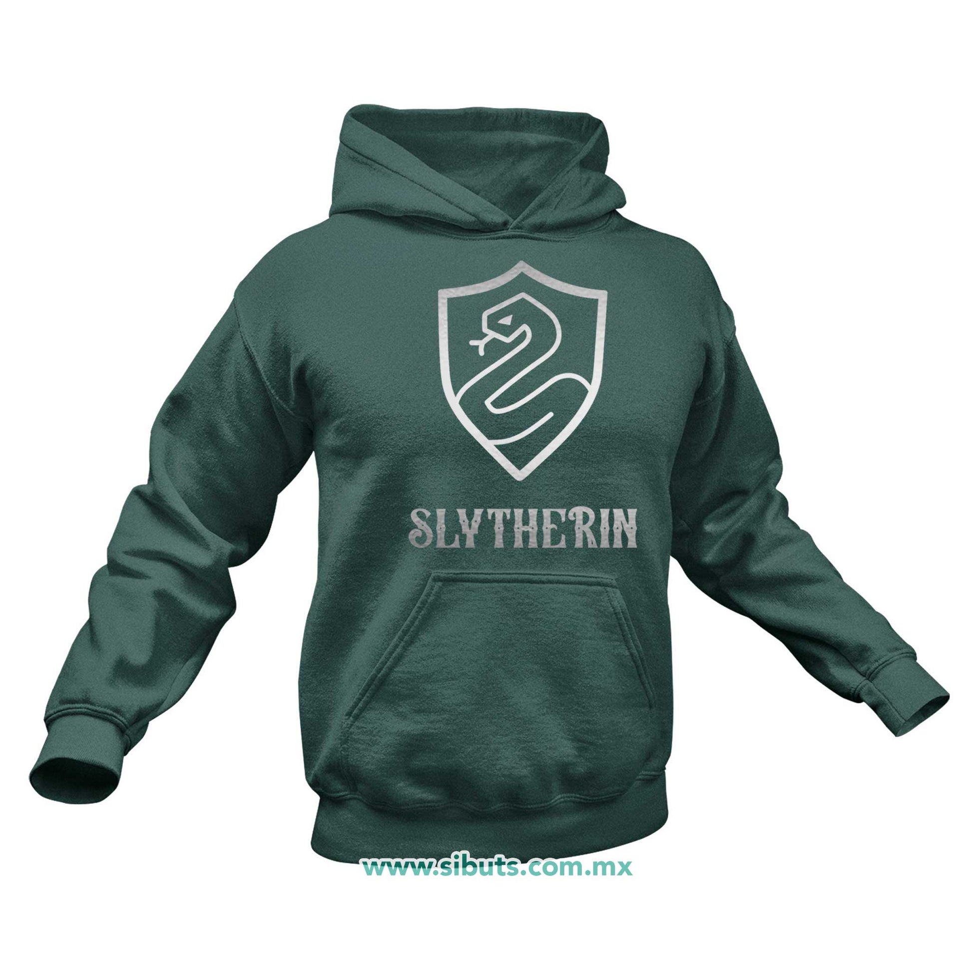 Sudadera Hombre Gorro Harry Potter Slytherin