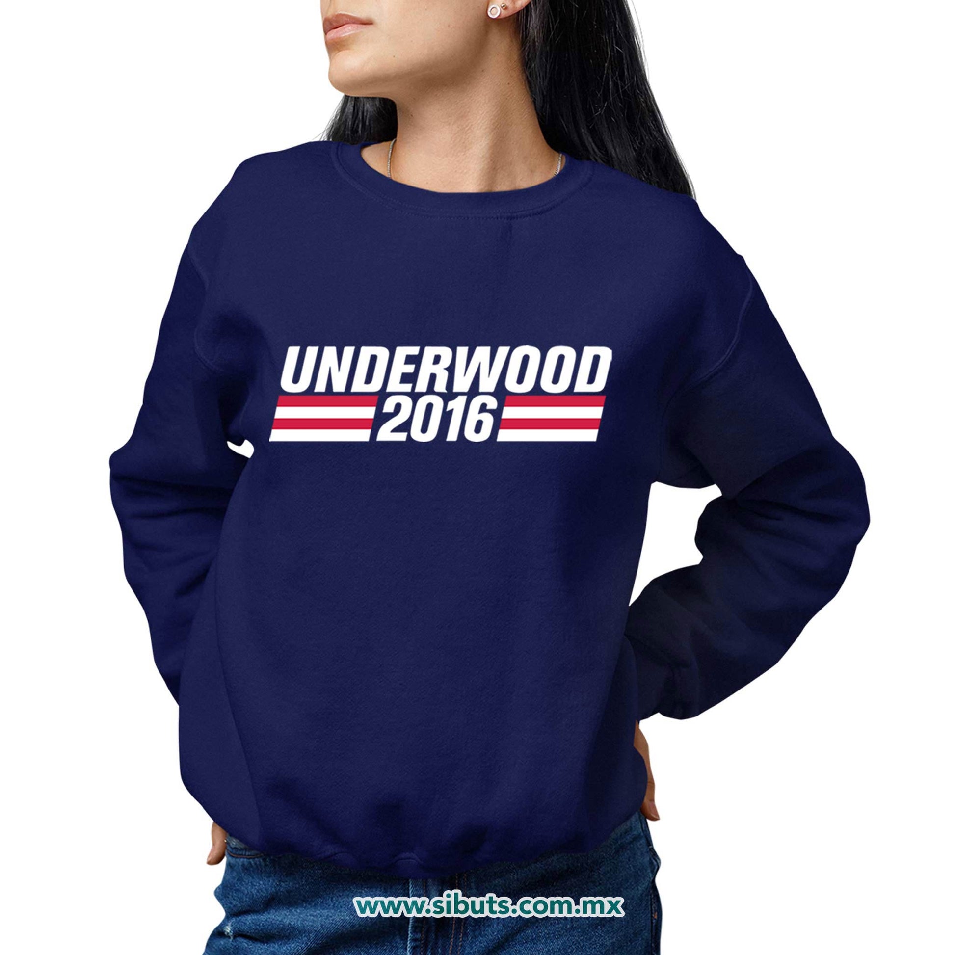 Sudadera Mujer Cuello Redondo House Of Cards Underwood 2016