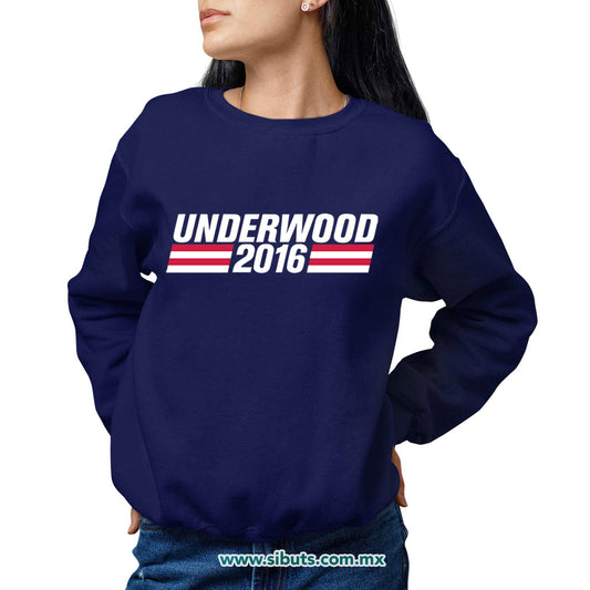 Sudadera Mujer Cuello Redondo House Of Cards Underwood 2016