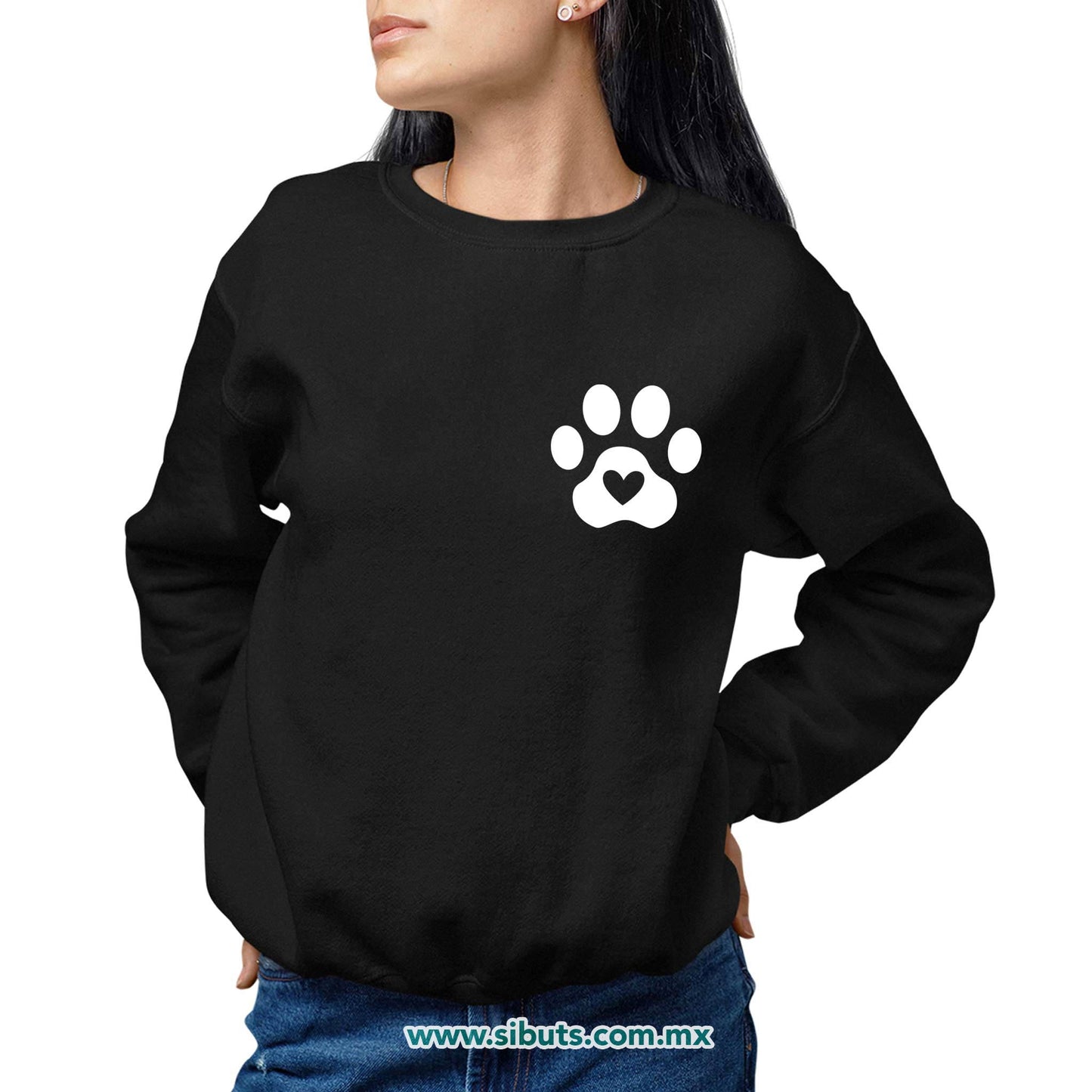 Sudadera Mujer Cuello Redondo Mamá Perruna En Mi Era De Mamá