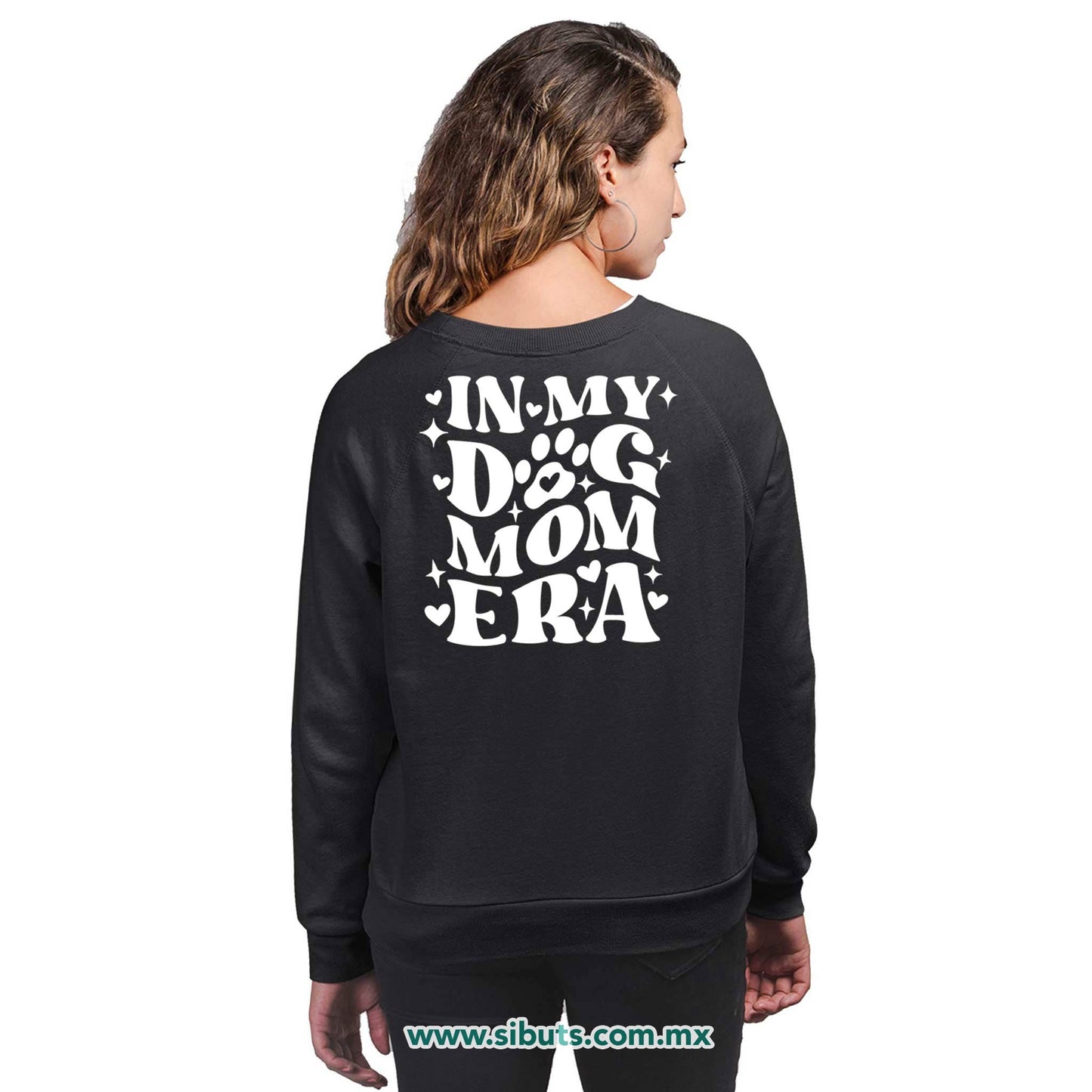 Sudadera Mujer Cuello Redondo Mamá Perruna En Mi Era De Mamá