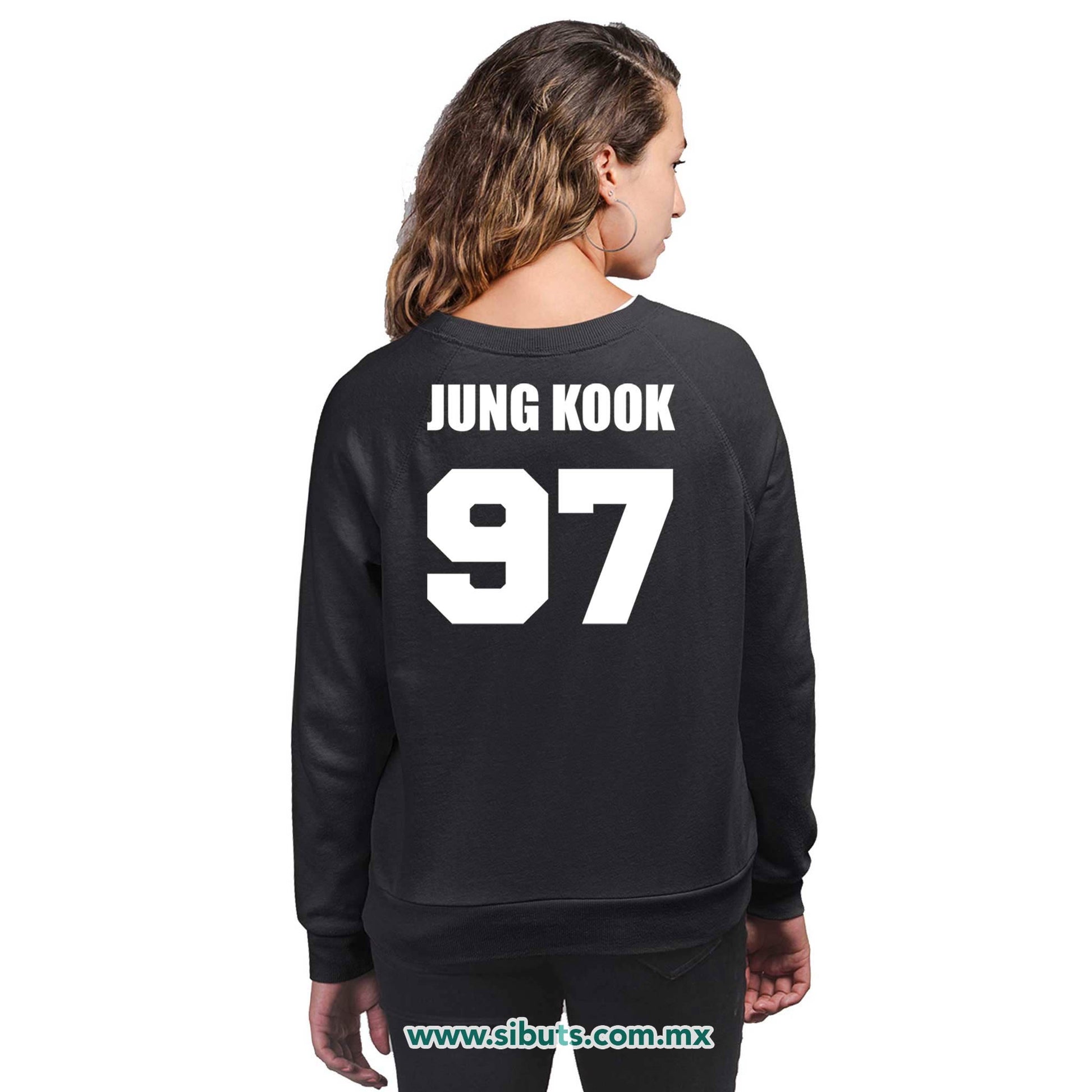 Sudadera Mujer Cuello Redondo K pop BTS Jung Kook 97